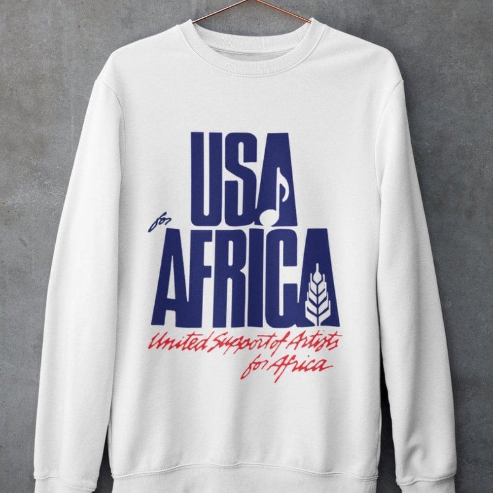 Usa For Africa V We Are The World Sweatshirt Unisex Sweatshirt